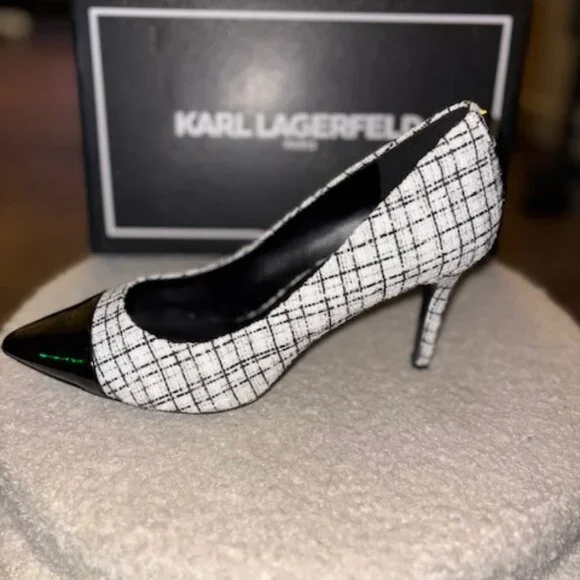Karl Lagerfeld Paris RIALTA High Pump Sz 9.5 NIB - Picture 5 of 6